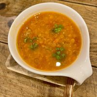 Lentil soup  at Vegginy in Kyoto