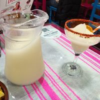 Jarra de Margarita de limón at Tacos Doña Loren in Caceres