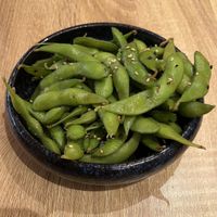 Edamame.  at Gaijin Ramen in Aarhus