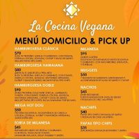 Menu at La Selvita in Merida