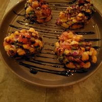 Bruschetta at Bar Vegan in Albany