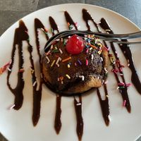 Fried ice cream   at Bar Vegan in Albany