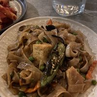 Spicy Noodles with tofu   at Bar Vegan in Albany