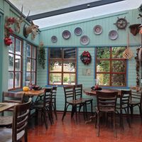 Wintergarten at Boscafé Merlijn Gaststätte in Kranenburg