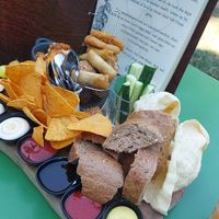 Vegan borrelplank at Boscafé Merlijn Gaststätte in Kranenburg