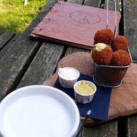 Bieterballen at Boscafé Merlijn Gaststätte in Kranenburg