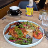 Garden breakfast - my gut biome and state buds are happy! at Black Mocha in Brighton