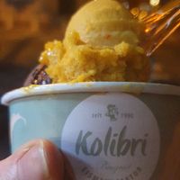 Amazing Hokkaido icecream! at Kolibri in Belgrade