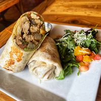 Chorizo burrito - tasted very fresh and flavorful   at Beach'n SF in San Francisco