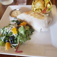 Breakfast burrito at Beach'n SF in San Francisco