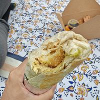 Breakfast burrito at Beach'n SF in San Francisco