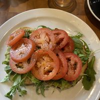 Avocado toast with sourdough bread. Ask for tomatoes instead of eggs at Commonwealth Cafe in Birmingham