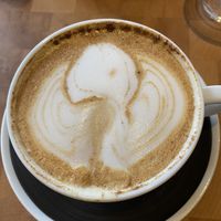 Maple Latte with Almond Milk at Commonwealth Cafe in Birmingham