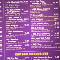 Vegetarian and vegan sandwich options   at Ike's in Carson