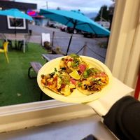 Vegan tacos from the food truck 😍 at Salt & Swine in Gibsons