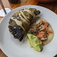 I forgot which empanada this was but it was good at Mis Tacones in Portland