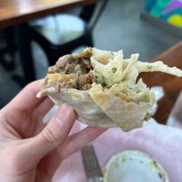 Cali b burrito  at Mis Tacones in Portland