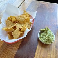chips and guac ($7)  at Mis Tacones in Portland
