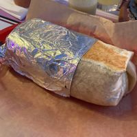 carne asada burrito at Mis Tacones in Portland