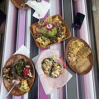 All the food   at Mis Tacones in Portland