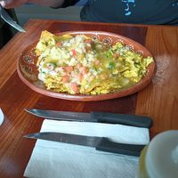 chilaquiles at Mis Tacones in Portland