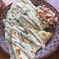 Brunch quesadilla   at Mis Tacones in Portland