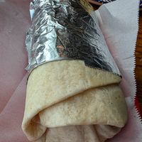 Breakfast burrito at Mis Tacones in Portland