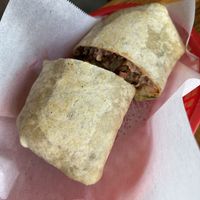 Cali B Burrito  at Mis Tacones in Portland