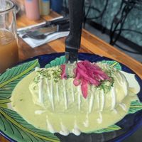 Burrito, lasted 2 meals. 🥰 at Mis Tacones in Portland