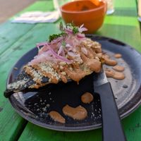 Empanadas at Mis Tacones in Portland