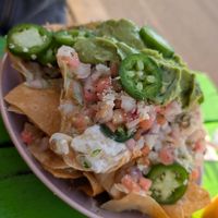 Nachos at Mis Tacones in Portland
