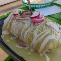 Wet Burrito at Mis Tacones in Portland