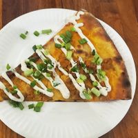 Slice of Buff Chicken $8.20 at Secret Vegan Pizza in Los Angeles