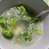 Rice noodle vegetable soup at Restaurante Comida China ShangHai in San Jose Del Cabo