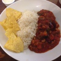 smoky bean chili  at Queen's Head in Burley