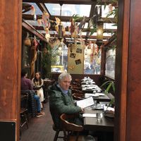 Outdoor seating at Wau in New York City