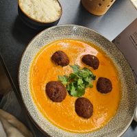 Indian meatballs at Wegestacja Koński Rynek in Myslenice
