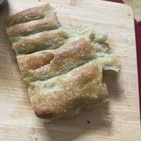 Took home and received perfect instructions how to warm up in the oven  at Focacceria in Amsterdam