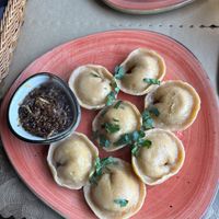 spicy tofu pierogi  at Pierogarnia Rynek 26 in Wroclaw