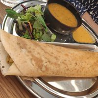 Dosa menu at Dosa Dosa in Prague