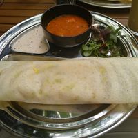 A dosa at Dosa Dosa in Prague