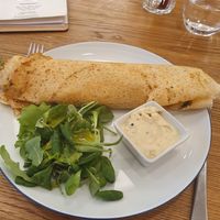 The breakfast dosa at Dosa Dosa in Prague