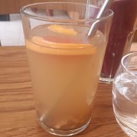 Homemade ginger lemonade at Dosa Dosa in Prague
