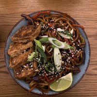 Udon nudles  at Dosa Dosa in Prague