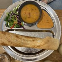 Aloo masala menu #Veganuary at Dosa Dosa in Prague
