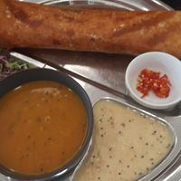 with chillis at Dosa Dosa in Prague