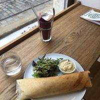 Breakfast dosa  at Dosa Dosa in Prague