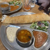 Large dosa   at Dosa Dosa in Prague