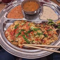 Cheese Uttapam at Dosa Dosa in Prague