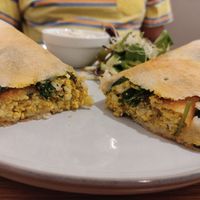 Breakfast dosa at Dosa Dosa in Prague